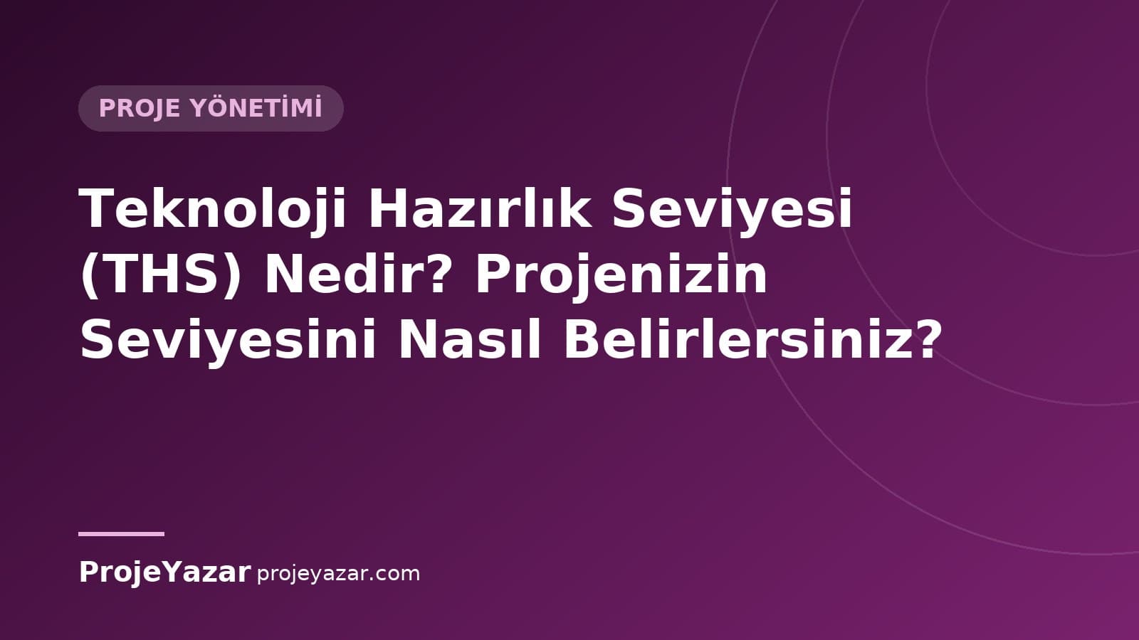 Teknoloji Hazırlık Seviyesi basamakları